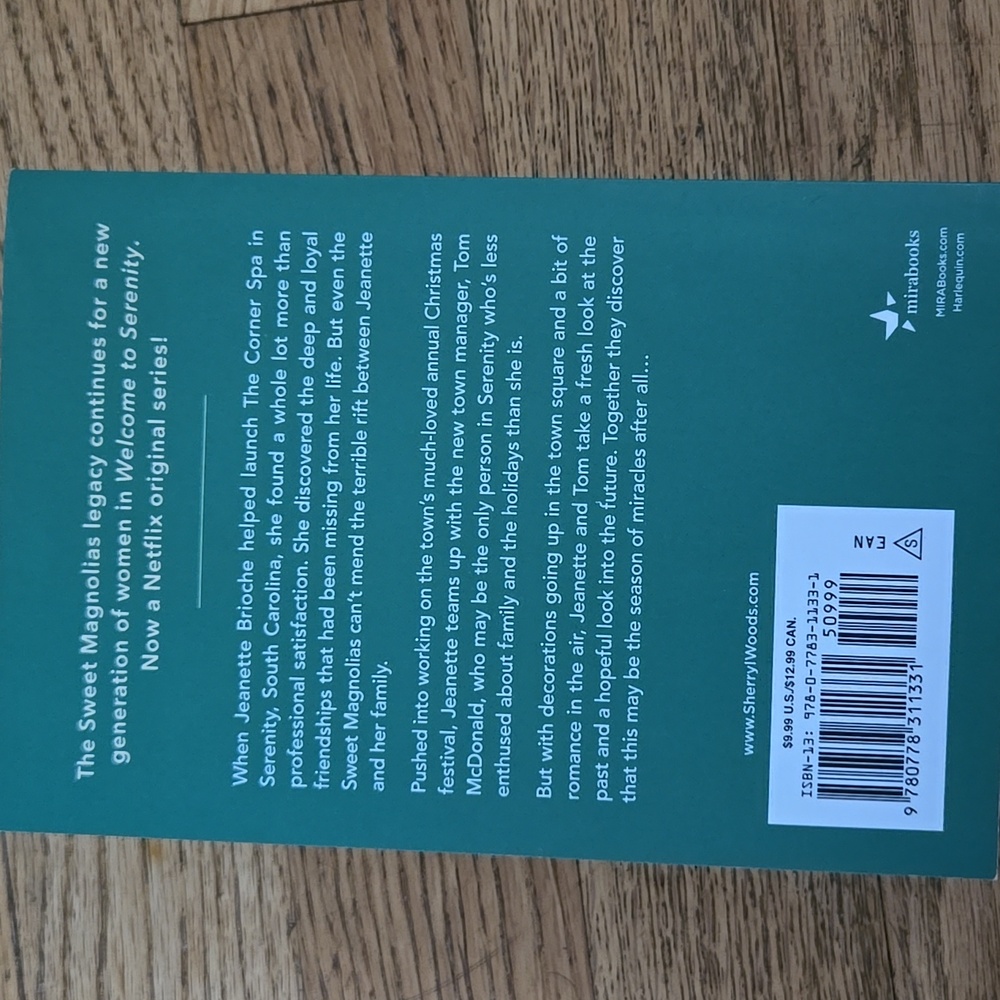 Welcome to Serenity By Sherryl Woods    A Sweet Magnolias Novel - Picture 4 of 4